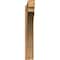 Ekena Millwork Thorton Block Rough Sawn Outlooker, Western Red Cedar, 6"W x 38"D x 38"H OUT06X38X38THR05RWR - alternate 3